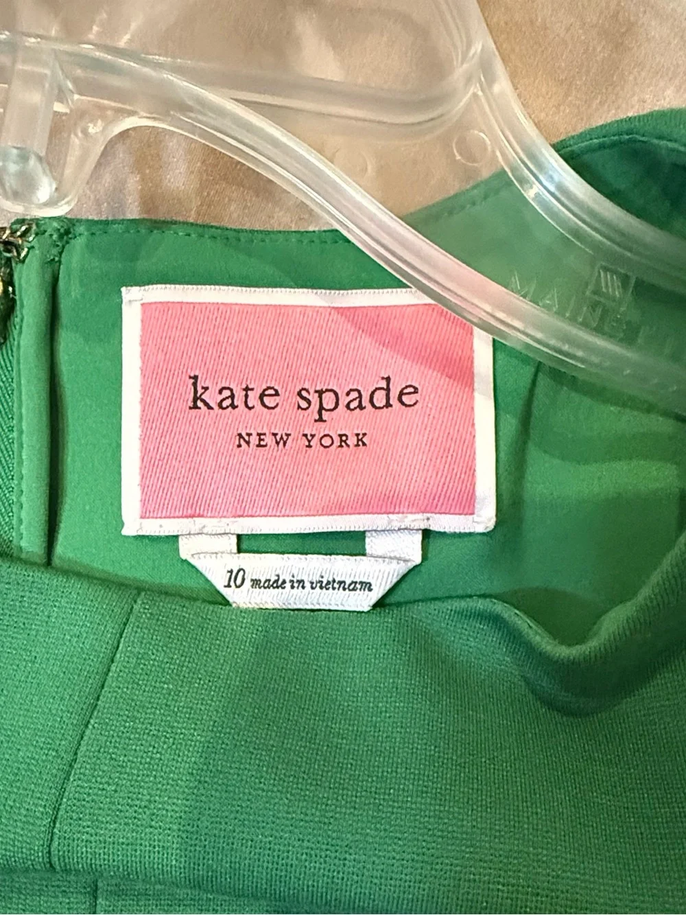 kate spade Emerald Green Ponte Flutter-Sleeve Midi Dress